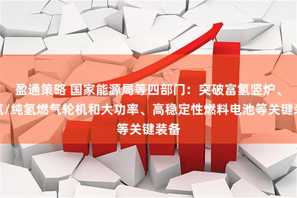 盈通策略 国家能源局等四部门：突破富氢竖炉、掺氢/纯氢燃气轮机和大功率、高稳定性燃料电池等关键装备